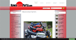 Desktop Screenshot of kawasakitripleparts.com